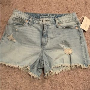 NWOT Universal Threads Distressed Shorts
